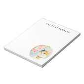 Calico Cat en Cherry Blossom | Jouw namen toevoege Notitieblok (Gedraaid)