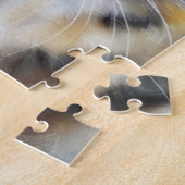 Calico Cat Face Art Puzzel Legpuzzel (Zijkant)