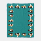 Calico Cat Fleece Blanket Deken (Voorkant)