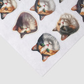  Calico Cat Fussy Cuts Tissuepapier (Detail)