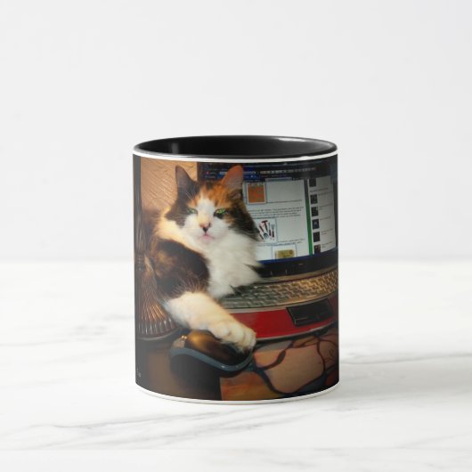 Calico Cat heeft je Mok met een muiskoffie (Midden)