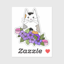 Calico Cat Laptop Sticker