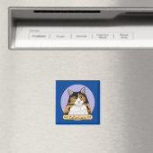 Calico Cat Lover Magneet (Insitu (Vaatwasser))