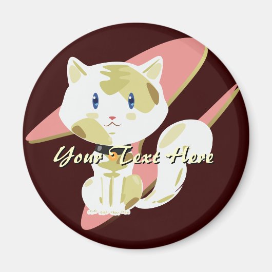 Calico Cat Magnet Magneet (Voorkant)