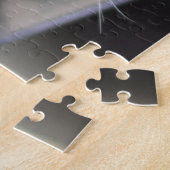 Calico Cat met gele ogen Legpuzzel (Zijkant)