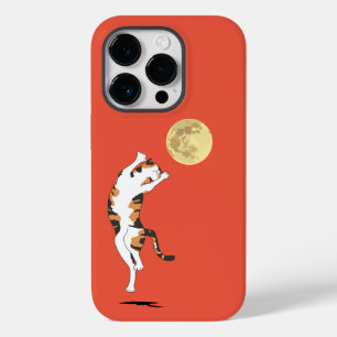 Calico Cat Moon Dancing Hoesje-Mate iPhone Case