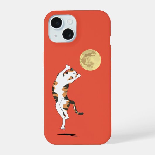Calico Cat Moon Danser Coque-Mate coque iphone (Verso)