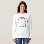 Calico Cat Noël KiniArt Sweatshirt (Devant entier)