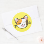 CALICO CAT-STICKERS RONDE STICKER (Envelop)
