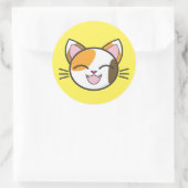 CALICO CAT-STICKERS RONDE STICKER (Tas)