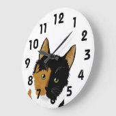 Calico Cat Wall klok (Hoek)