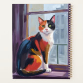 Calico Cat | Watercolor Windowsill Pet Planner (Achterkant)
