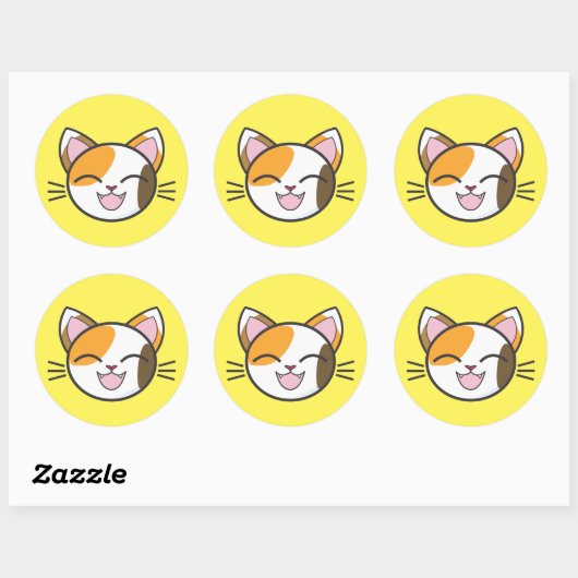 CALICO CHAT STICKERS (Feuille)