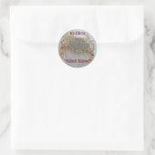 Calico Crab Ex libris Sticker pour Customiser (Sac)