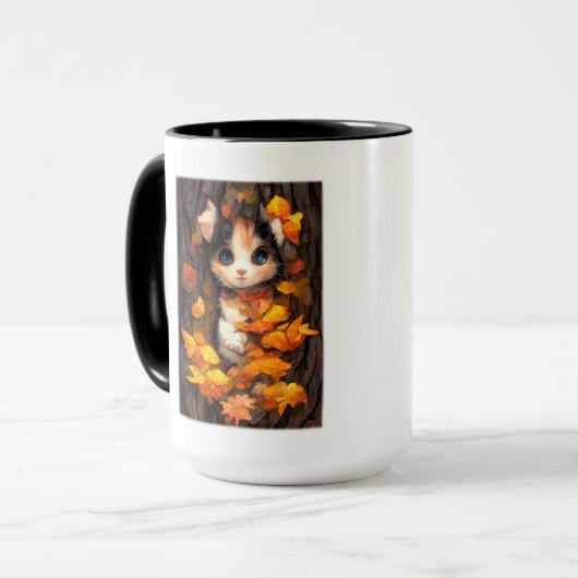 Calico Cutie Combo Mok, 15 oz Mok (Voorkant links)