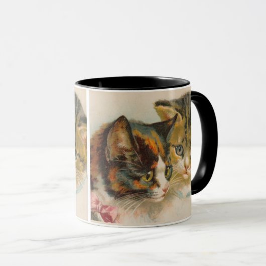 Calico en Tabby Kittens · H. Maguire · Mok (Voorkant rechts)
