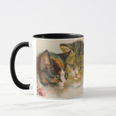 Calico et Tabby Kittens ・ H. Maguire ・ Mug (Gauche)