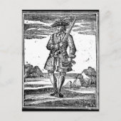 Calico Jack Rackham Briefkaart (Voorkant)