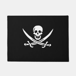 Calico Jack Rackham Pirate Flag Doormat Deurmat