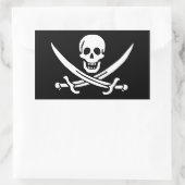 Calico Jack Rechthoekige Sticker (Tas)