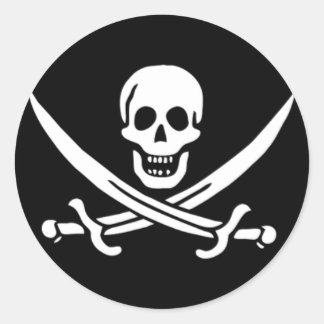 Calico Jack Ronde Sticker