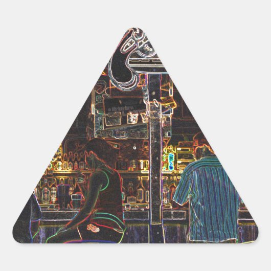 Calico Jacks Grand Cayman Driehoek Sticker (Voorkant)