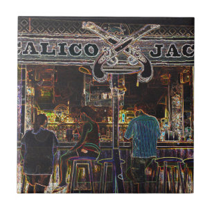 Calico Jacks Grand Cayman Eiland Tegeltje