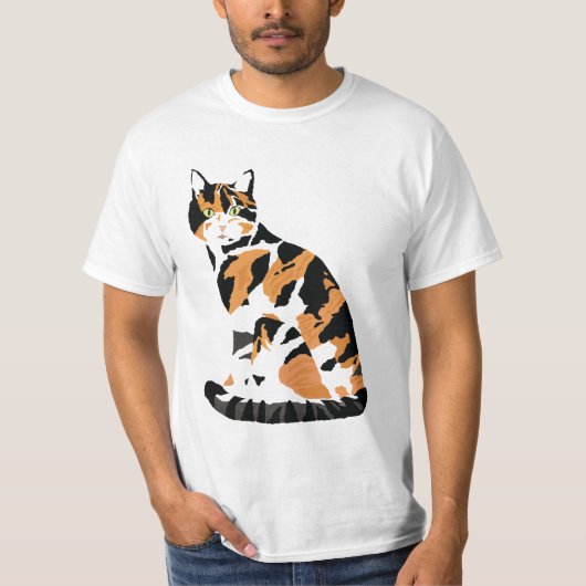 Calico-kat T-shirt (Voorkant)
