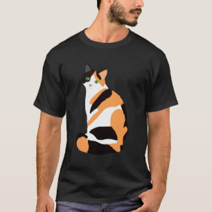 Calico Kat Tekening Calico Calico T-shirt