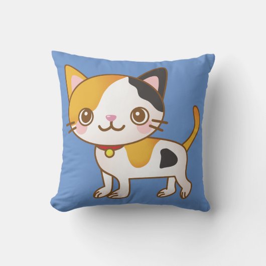 calico kattenkussen kussen (Voorkant)