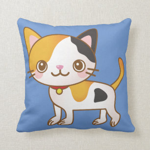 calico kattenkussen kussen