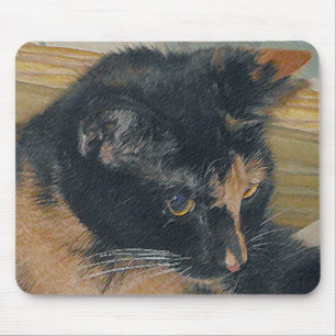 Calico Kitten Face Muismat