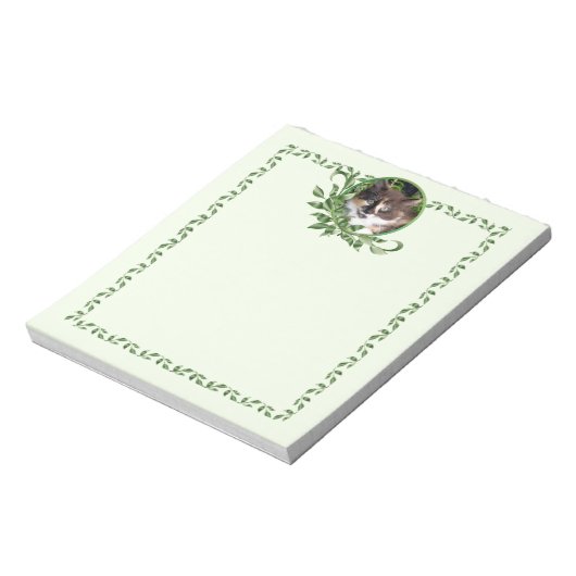 Calico Kitten Garden Bloc-notes vert (Tourné)