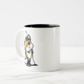 Calico Kitten KiniArt Mug (Devant gauche)