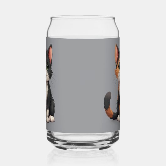 Calico Kitten Whimsical avec attitude (Gauche)