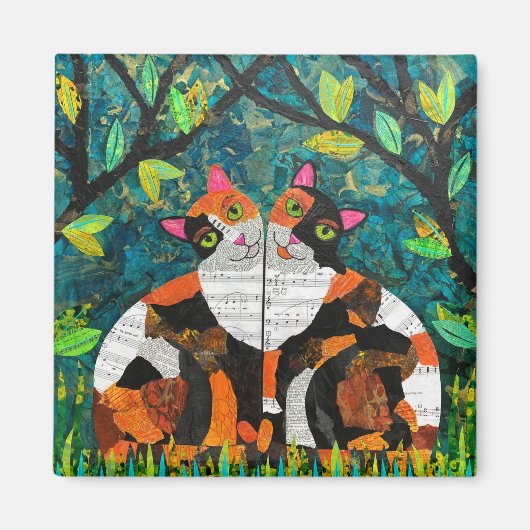 Calico Love Magneet (Voorkant)