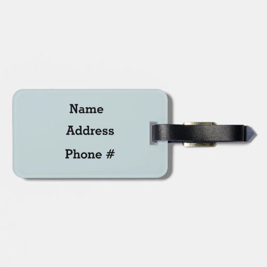 Calico Pirate Cat Bagagelabel (Achterkant horizontaal)