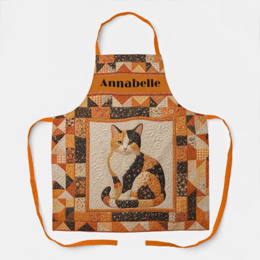 Calico Quilt Personalize Schort (Voorkant)
