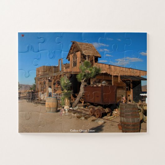 Calico spookstad legpuzzel (Horizontaal)
