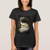 Calico zegt: Check Meowt T-shirt (Voorkant)