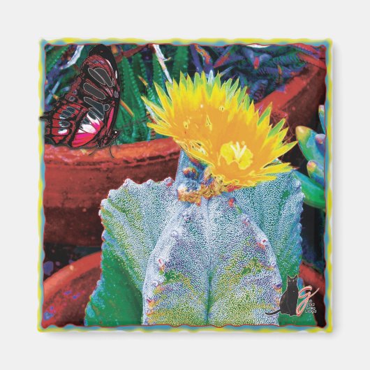 Caliente Cactus Magnet Magneet (Voorkant)