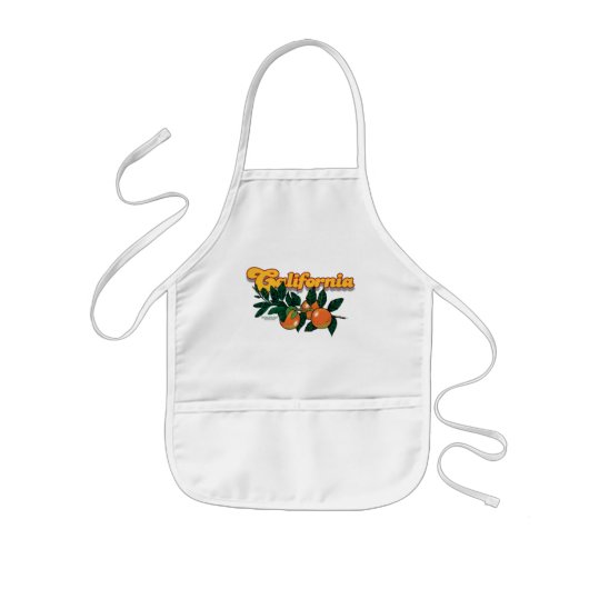 Califoranges apron kinder schort (Voorkant)