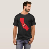 Califorina Teacher Teach Love Inspire T-shirt (Voorkant volledig)