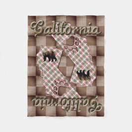 California2025-klein Fleece Deken