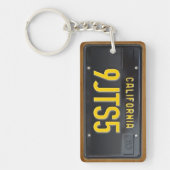 California 1963 License Bord Sleutelhanger CUSTOM (Voorkant)