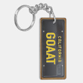 California 1963 License Bord Sleutelhanger CUSTOM (Voorkant Links)