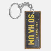 California 1963 License Bord Sleutelhanger CUSTOM (Voorkant Links)