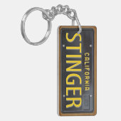 California 1963 License Bord Sleutelhanger CUSTOM (Voorkant Links)