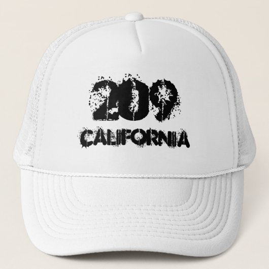 California 209 Area Code. Trucker Pet (Voorkant)