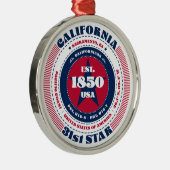 California 31st State Christmas Ornament (Rechts)